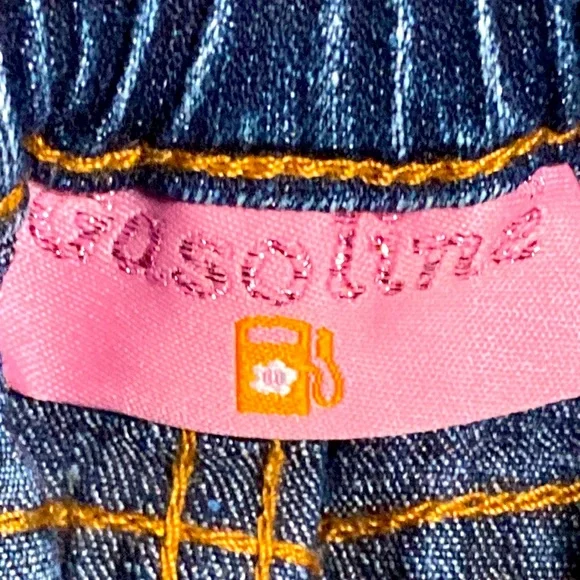 Gasoline Girls Blue Jeans with Butterfly Bling Size 6X